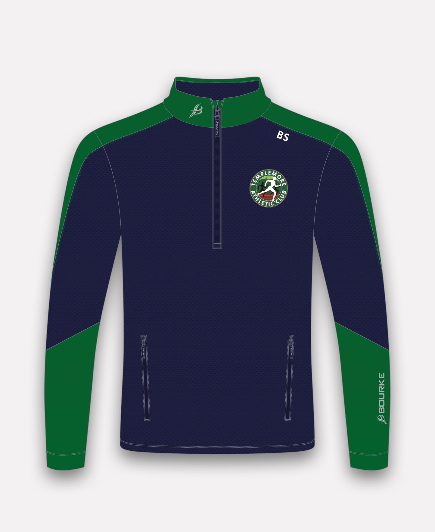 Templemore AC Croga Half Zip (Navy/Green)