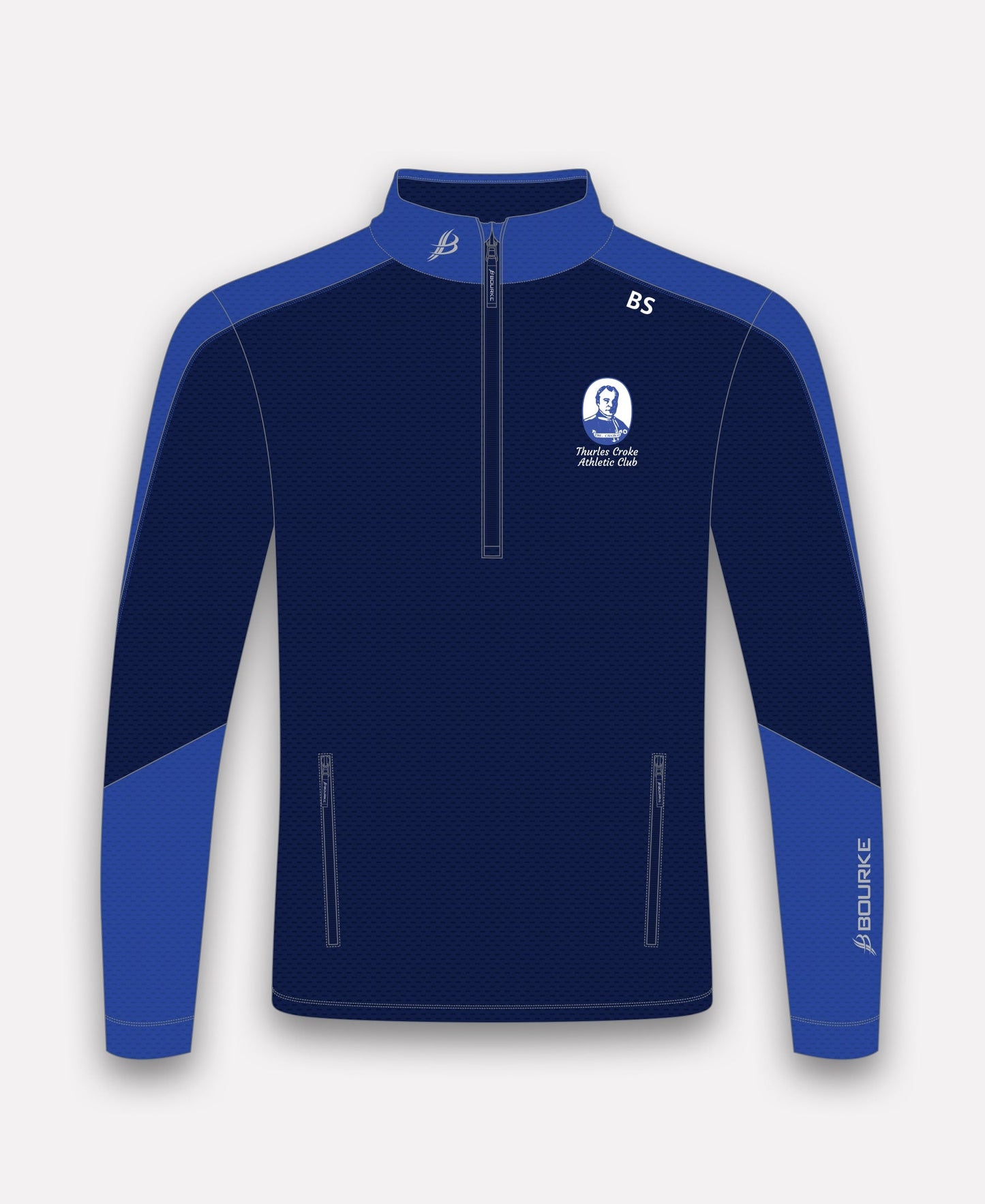 Thurles Crokes AC Croga Half Zip (Navy/Blue)